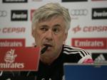 Ancelotti: "Vamos a luchar por la Liga hasta que las matemáticas nos condenen"