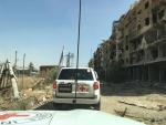 Los convoyes de ayuda humanitaria llegan a Daraya y Moadamiyah