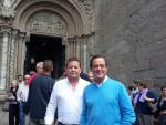 El exministro José Bono acude a la Misa del Peregrino en la Catedral de Santiago