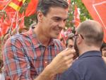 Pedro Sánchez afirma que "un PSOE sin líder solo beneficia a Rajoy y Pablo Iglesias"