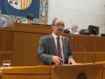 Lambán subraya que "estamos a tiempo de darle una solución de viabilidad" a la central térmica de Andorra