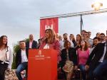 Susana Díaz no quiere etiquetas en PSOE de "buenos y malos" ni permitirá que nadie enfrente a socialistas ni territorios