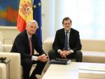 Rajoy defiende ante el negociador europeo del Brexit un acuerdo lo más beneficioso posible sobre los derechos ciudadanos