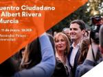 Albert Rivera protagoniza este jueves un acto en la plaza de la Universidad de Murcia