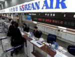 Un mostrador de Korea Air
