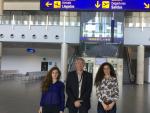 Dos estudiantes de la Universitat Jaume I completan su formación en el aeropuerto de Castellón