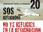 El Día Mundial del Refugiado se conmemorará en España con actos y manifestaciones en defensa de los Derechos Humanos