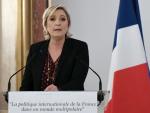 Le Pen se niega a comparecer ante la Policía Judicial hasta que pasen las elecciones