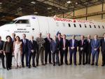 Air Nostrum homenajea a su primer presidente con el bautizo del avión Emilio Serratosa