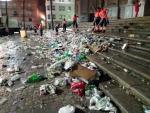 Recogidas unas 80 toneladas de basura durante el primer sábado de Carnaval 2017 en la capital