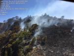 Estabilizado el incendio forestal declarado en Portmán (La Unión)