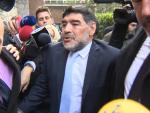 La novia de Maradona declara ante la Policía que "no tiene nada que decir" tras el incidente en un hotel de Madrid