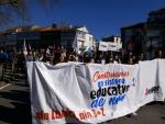 Cientos de alumnos protestan en Galicia para exigir la derogación de la LOMCE