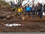 Gobierno vasco participa en la exhumación de restos mortales de un combatiente de la Guerra Civil en el monte Urkullu