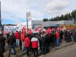 Trabajadores de Frenos y Conjuntos se concentran en Valladolid para pedir negociar un convenio propio