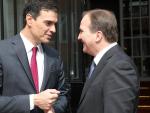 Pedro Sánchez inicia con el primer ministro sueco una ronda de bilaterales aprovechando la cumbre socialista del sábado