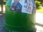 Junta Electoral ordena quitar carteles de Unidos Podemos colocada fuera de los espacios establecidos en Alcorcón