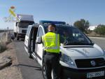 La Guardia Civil intercepta a un camionero que conducía bajo los efectos de las drogas