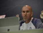 Zidane confirma la titularidad de Morata ante el Espanyol y quiere que siga "en su casa"