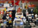 Una representación con cuatrocientos Playmobil recrea la visita del Papa