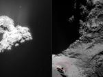 Captan soprendentes dunas en la superficie del cometa 67P
