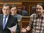 Iglesias echa en cara a Rajoy los casos de corrupción del PP y el presidente replica: "Menos mal que no es Robespierre"