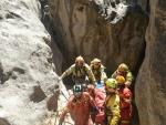 Los bomberos encuentran muerto al escalador accidentado en Buñol
