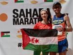 El italiano Calcaterra y la española Frechilla ganan el Sahara Marathon