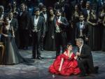 Una Traviata con lujo, color y la voz de Marina Rebeka pone en pie Les Arts
