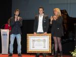 El pentacampeón del mundo de triatlón Javier Gómez Noya recibe la Medalla de Plata de su ciudad, Ferrol