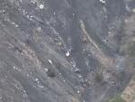 Zona de los Alpes en la que cayó el avión de Germanwings.