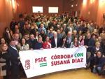 Más de 200 militantes y destacados dirigentes del PSOE cordobés respaldan la candidatura de Susana Díaz