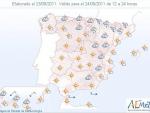 Mañana, temperaturas altas en Murcia y Baleares