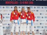 La selección española arrasa en el Europeo de Karate en Montpellier