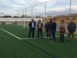 Diputación financia con 256.000 euros distintas actuaciones de mejora del campo de fútbol de Castellar