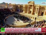 La Orquesta de San Petersburgo da un concierto en el anfiteatro romano de Palmira