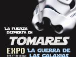 Exposición de la Guerra de las Galaxias en Tomares con maquetas, bustos, merchandising y Academia Jedi