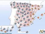 Mañana, continúan las temperaturas altas en noreste peninsular y Baleares