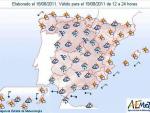 Mañana, temperaturas altas en zonas del interior peninsular y en Baleares