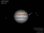 Júpiter recibe al año 6,5 impactos visibles desde la Tierra