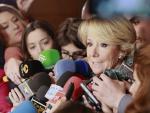 Aguirre reitera que no le consta financiación ilegal en PP Madrid y que estaba centrada en construir hospitales