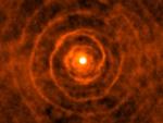 Descifrado el patrón espiral de una peculiar estrella binaria