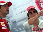 Marc Gené, junto a Fernando Alonso