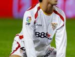 Acosta se entrena con el Sevilla a ritmo normal tras su operación de tobillo
