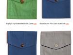 Fundas para iPad confeccionadas con tela de los pantalones de Madoff