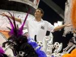 Ronaldo participó en la carroza del Corinthians en el carnaval de Sao Paulo