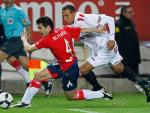 1-0. Luis Fabiano acerca al Sevilla a Liga de Campeones