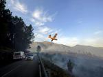 Dos incendios en un parque natural luso movilizan a más de 400 efectivos
