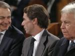Zapatero, Aznar y González, los tres expresidentes del Gobierno