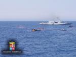Al menos siete inmigrantes muertos tras volcar una embarcación frente a Libia